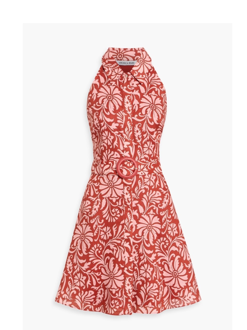 Veronica Beard Beau Linen Mini Dress